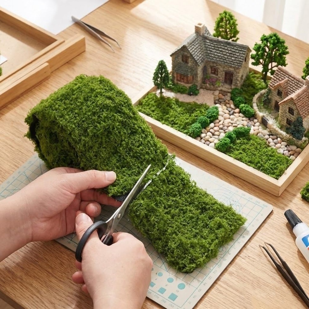 フェイクモス マット、人工モス テーブルランナー、ウェディン - Preserved Moss Sheet のレビューと価格