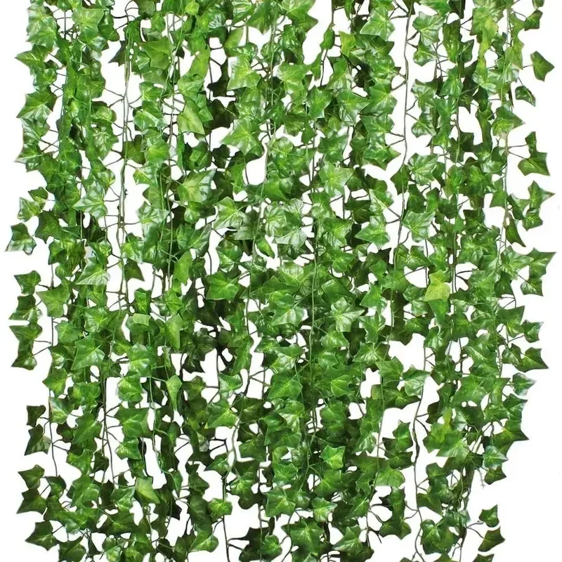 人工グリーンアイビーリーフ籐つる葉つるぶら下げ花輪 DIY  - Preserved Moss Sheet のレビューと価格
