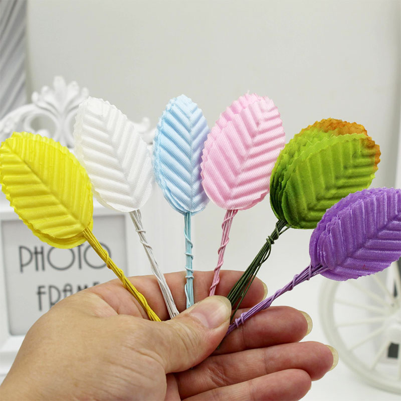 50/100/200 個人工シルクローズ葉フェイク有線シング - Florist Supply Bulk のレビューと価格