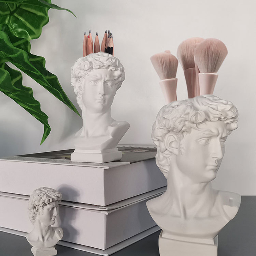 クリエイティブペンホルダーアートフラワーポット化粧ブラシ収納 - Florist Supply Vases のレビューと価格