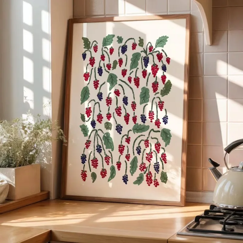 フレームなしのキャンバス絵画、ミニマリストな静物画、抽象的な - Florist Supply Vases のレビューと価格