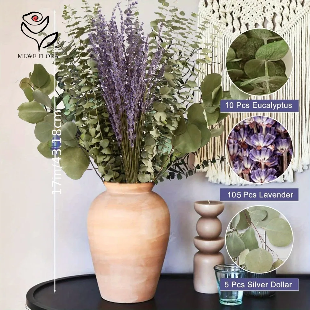30 個ドライフラワープリザーブドユーカリの葉ホームリビング - Eucalyptus Preserved のレビューと価格