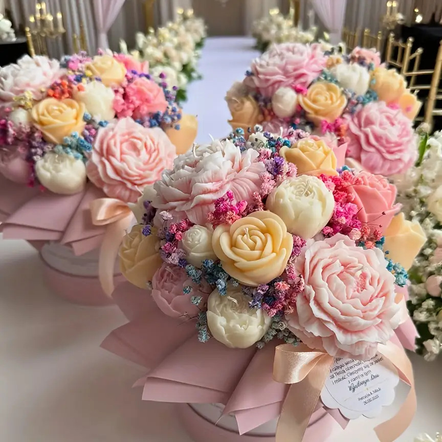 4個入り花型モールドセット - 牡丹、バラ、花のつぼみ、葉付 - Florist Supply Bulk のレビューと価格