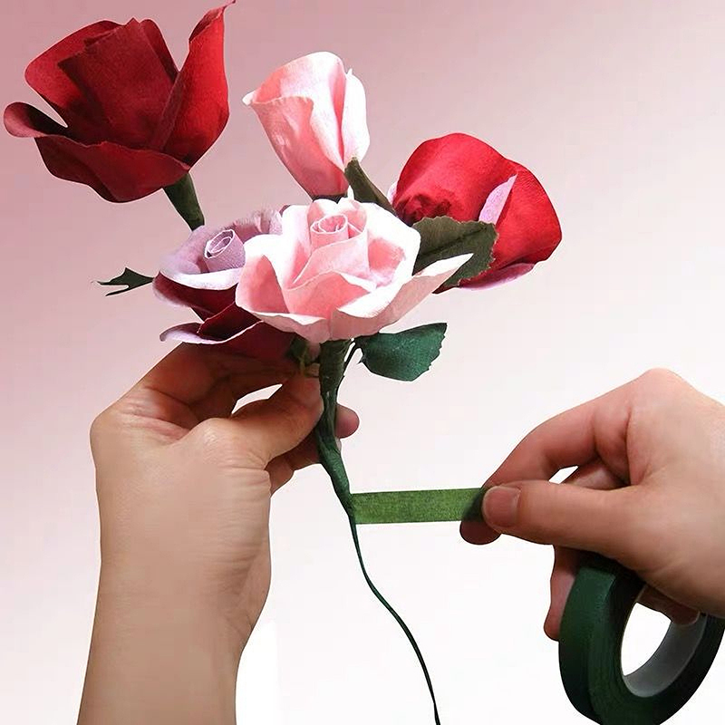 自己粘着性の花卉テープ、花茎包装紙、雄しべテープ、花屋DIY - Florist Flower Supply のレビューと価格