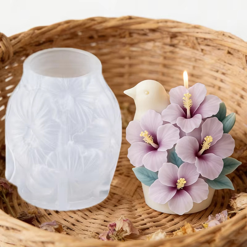 3Dフラワーキャンドルシリコンモールド 結婚式 バレンタイン - Florist Supply Vases のレビューと価格
