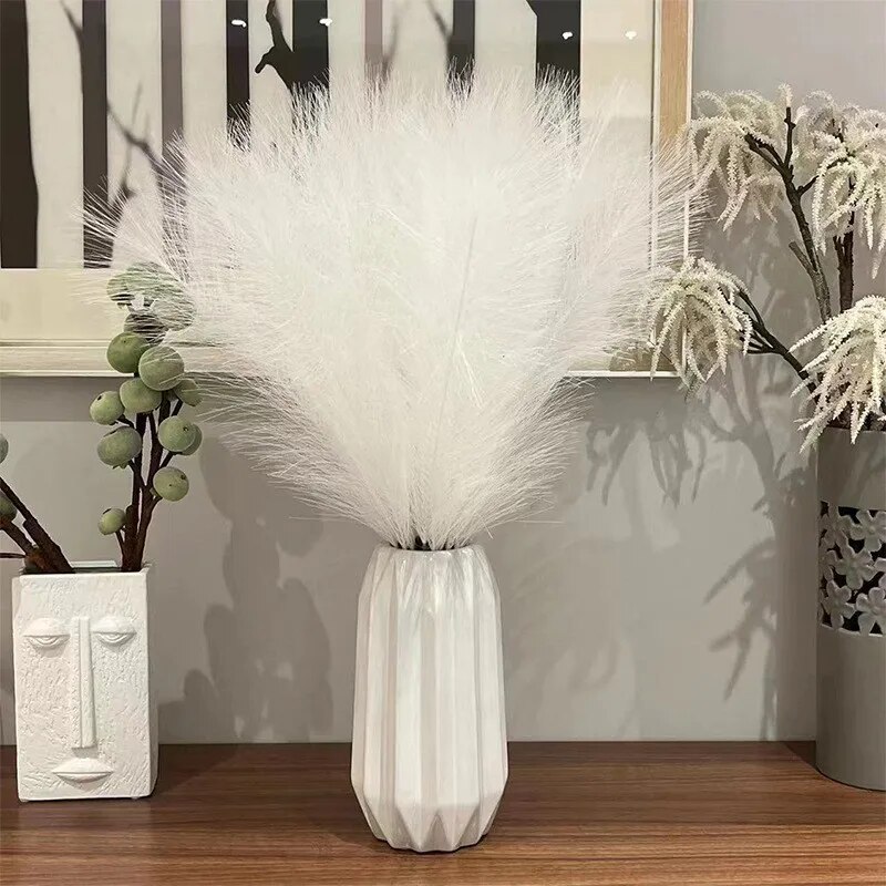 人工肥料,偽のふわふわのハーブ,植物の詰め物,家の自由奔放に - Florist Supply Vases のレビューと価格